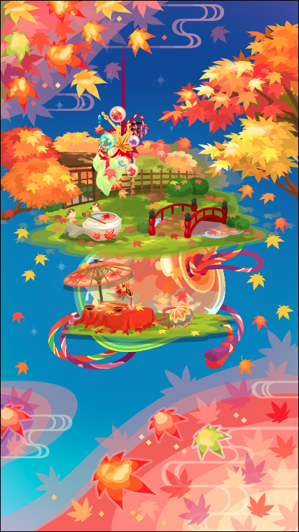紅葉さやめく昼下がりダブリアップコロニー